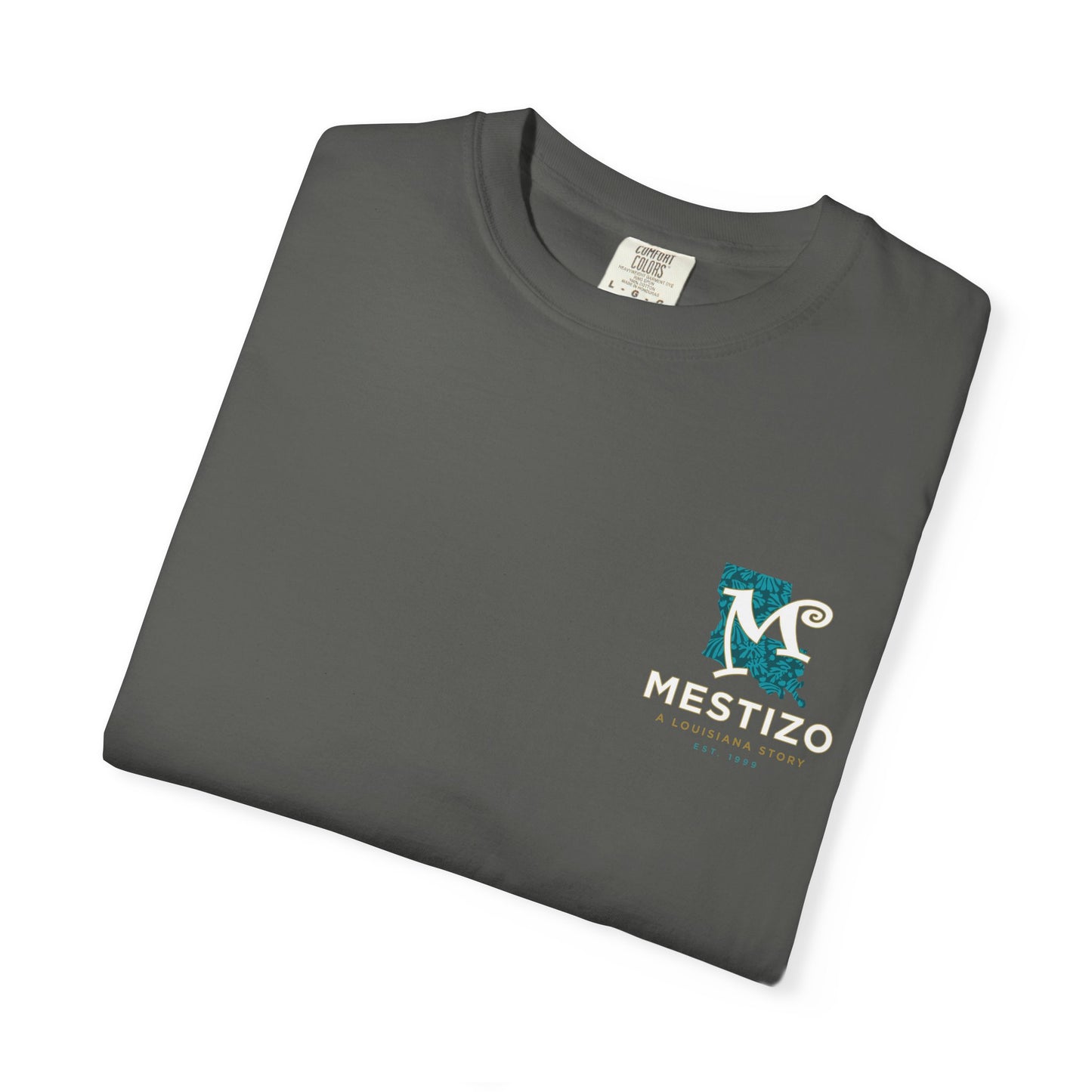 Mestizo Louisiana-Mexican Cuisine Logo Shirt