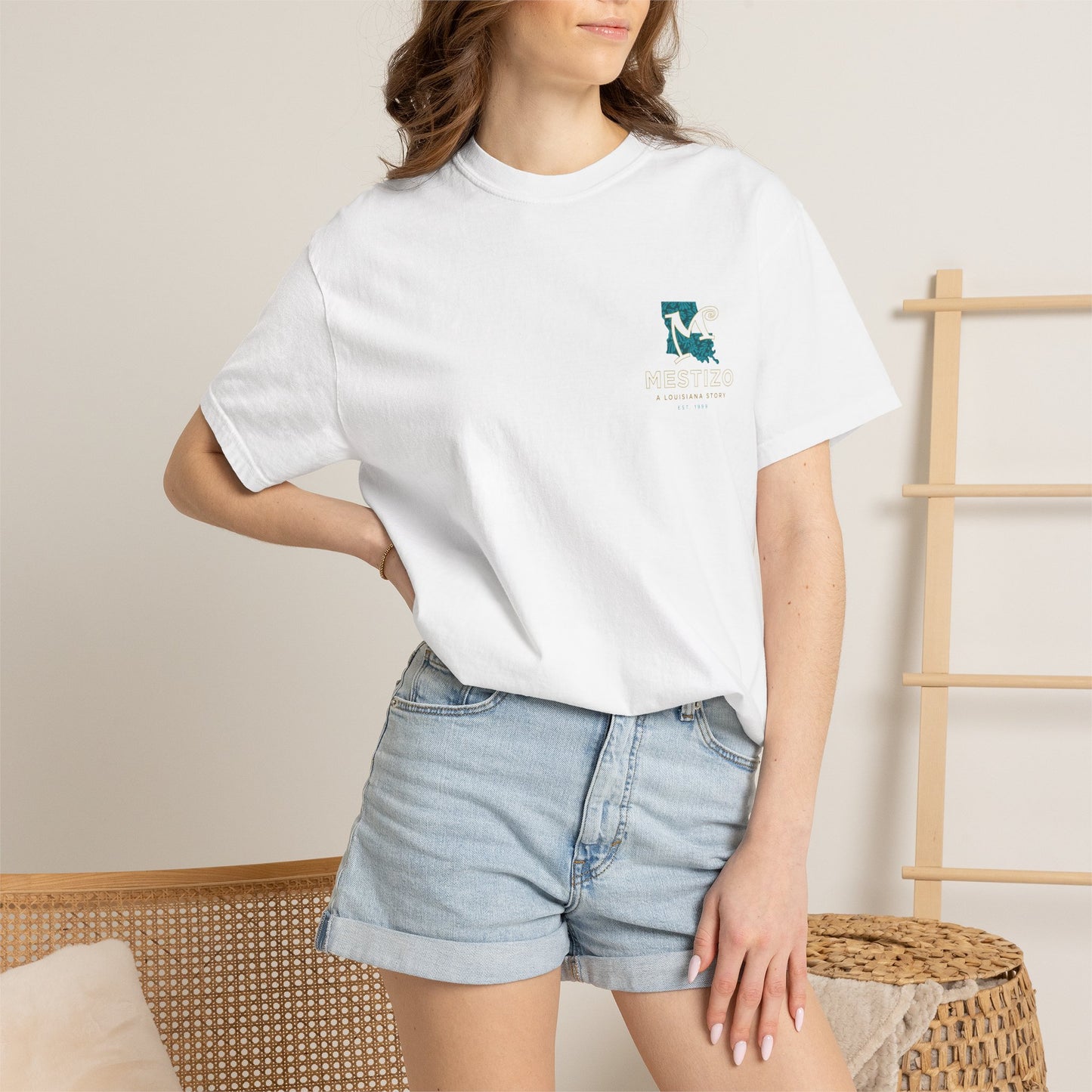Mestizo Louisiana-Mexican Cuisine Logo Shirt
