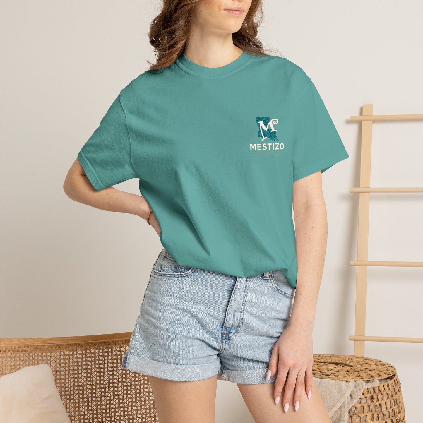 Mestizo Louisiana-Mexican Cuisine Logo Shirt