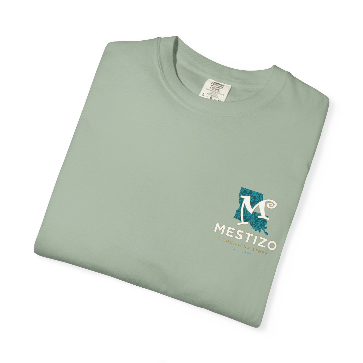Mestizo Louisiana-Mexican Cuisine Logo Shirt