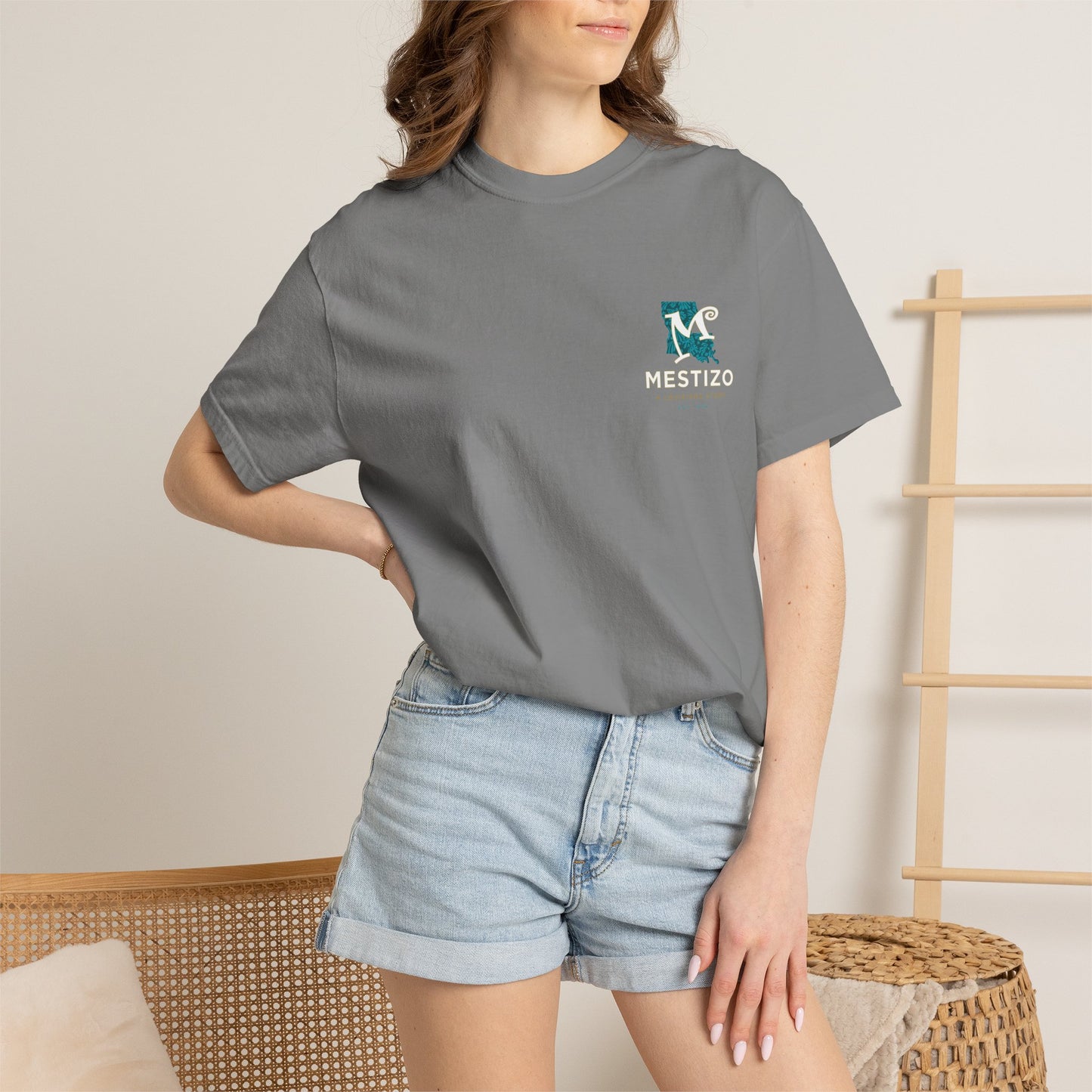 Mestizo Louisiana-Mexican Cuisine Logo Shirt
