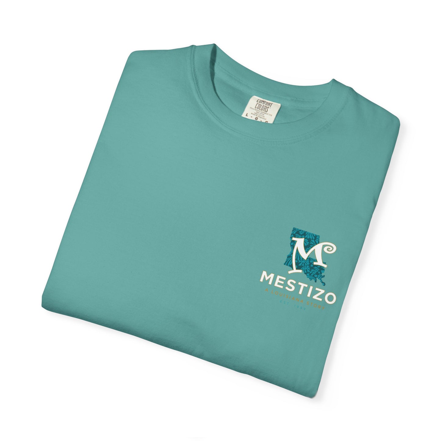 Mestizo Louisiana-Mexican Cuisine Logo Shirt