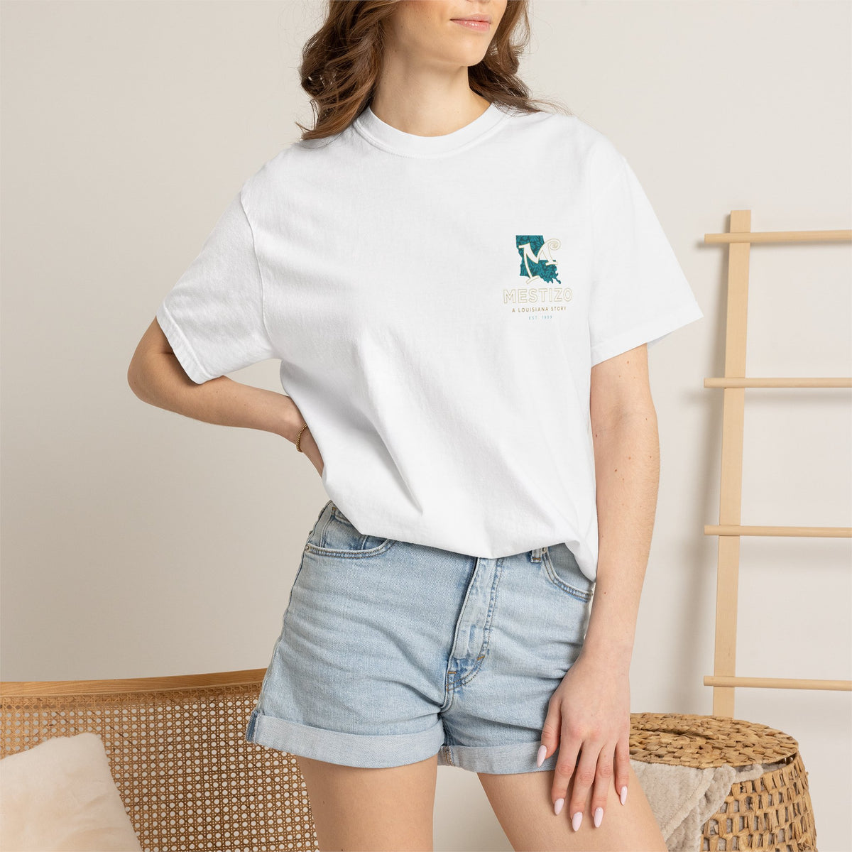 Mestizo Louisiana-Mexican Cuisine Logo Shirt