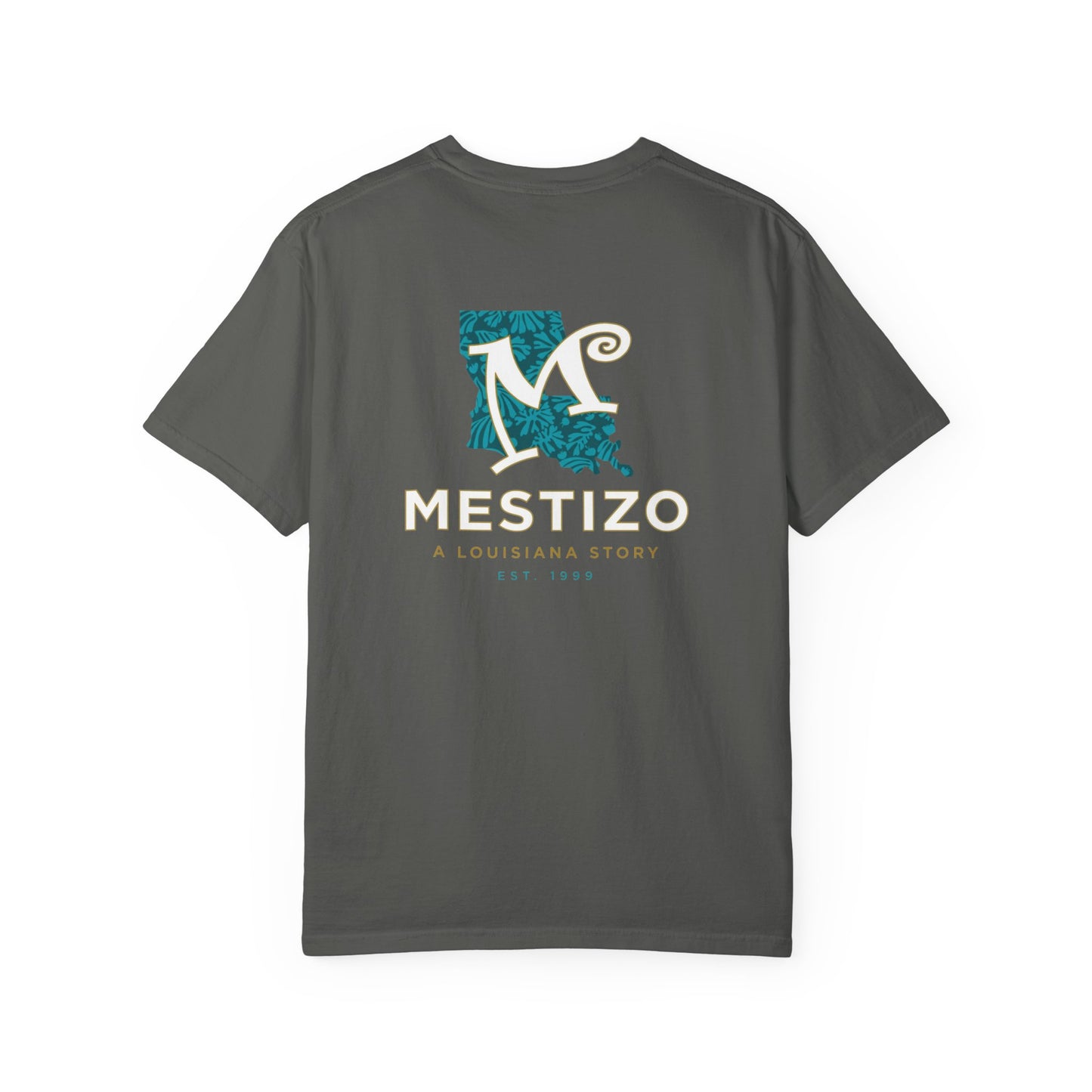 Mestizo Louisiana-Mexican Cuisine Logo Shirt