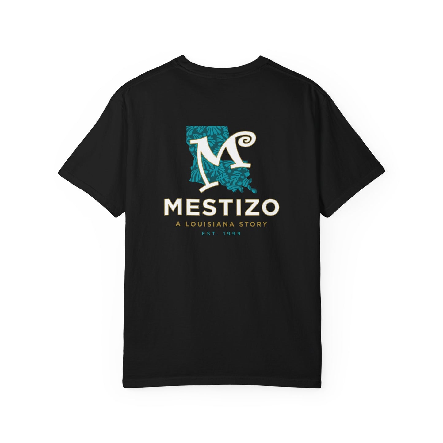 Mestizo Louisiana-Mexican Cuisine Logo Shirt