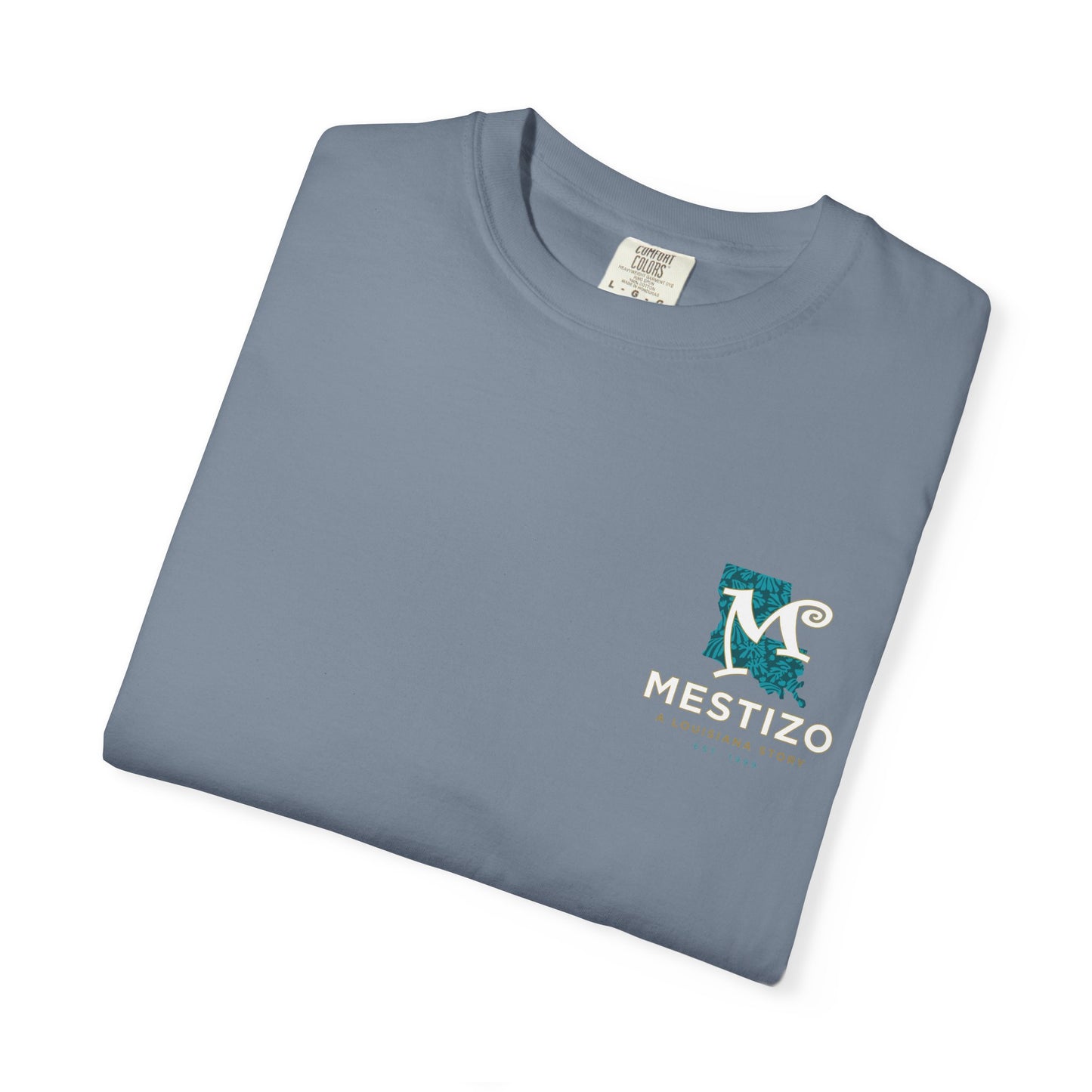 Mestizo Louisiana-Mexican Cuisine Logo Shirt