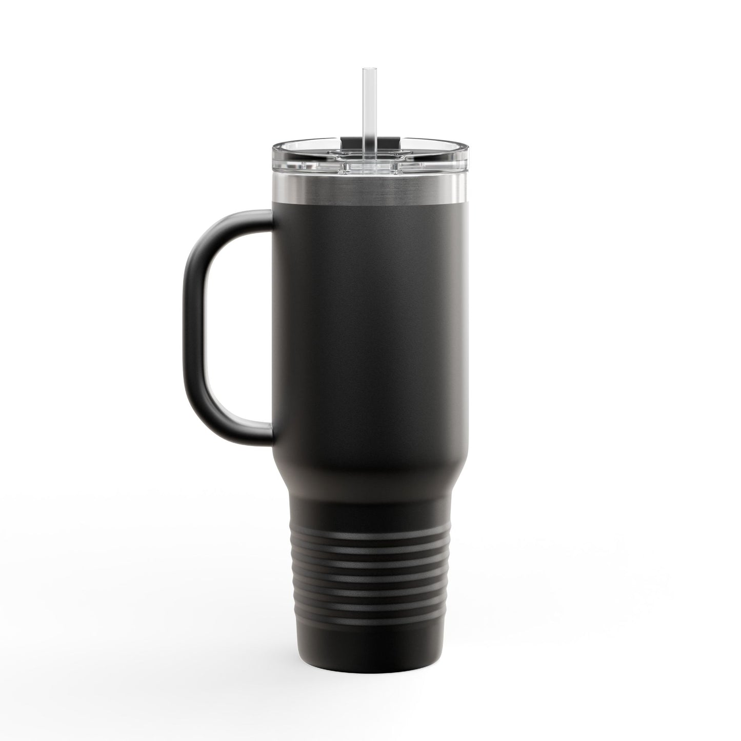40oz Insulated Travel Mug — Art Haus Logo Tumbler (Travel Straw & Handle)