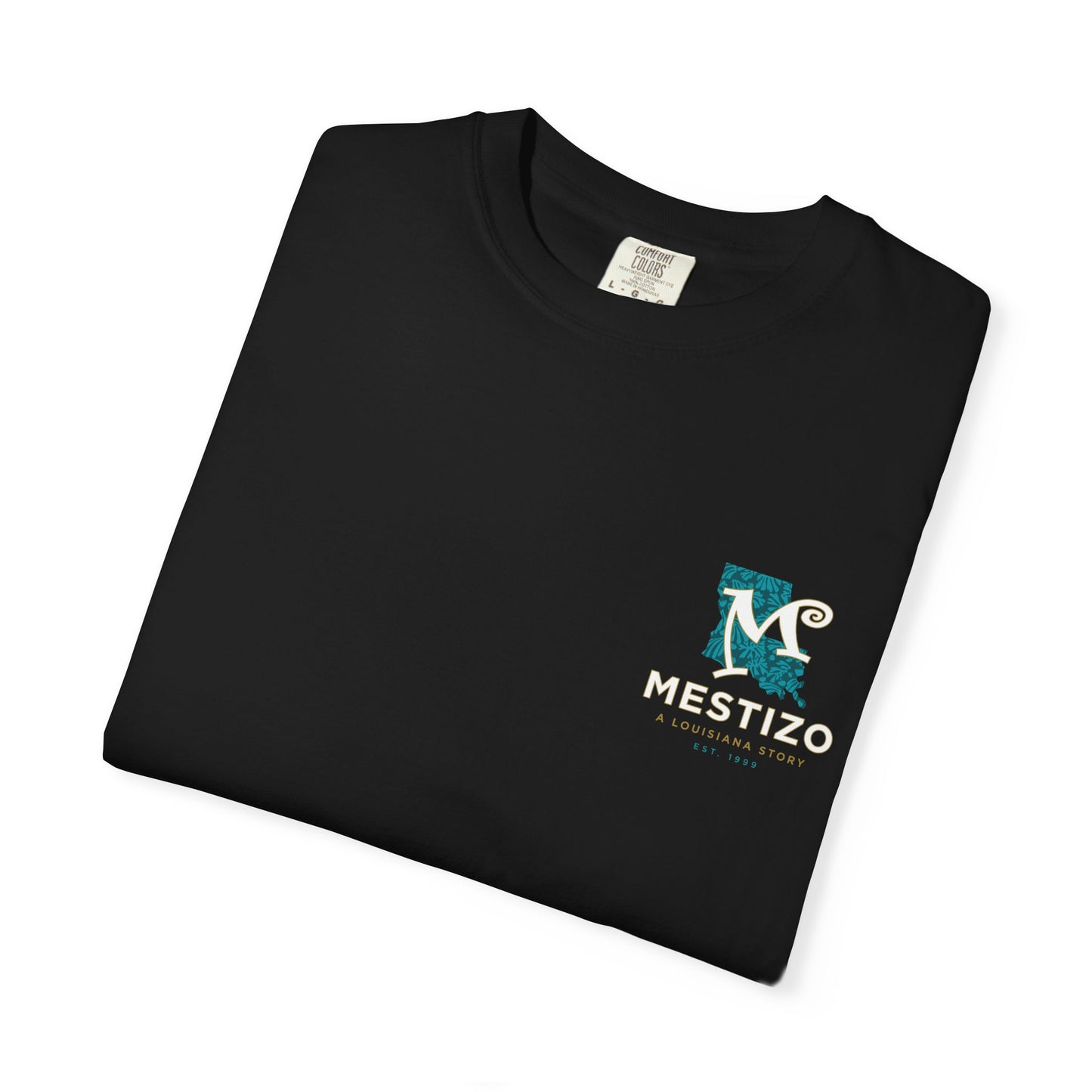 Mestizo Louisiana-Mexican Cuisine Logo Shirt