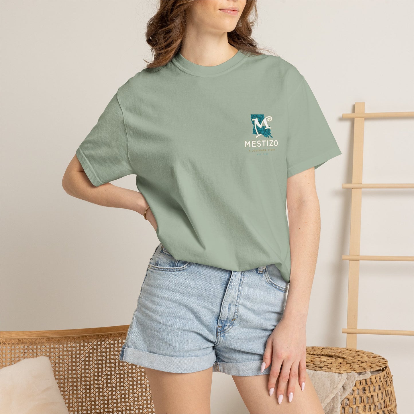 Mestizo Louisiana-Mexican Cuisine Logo Shirt