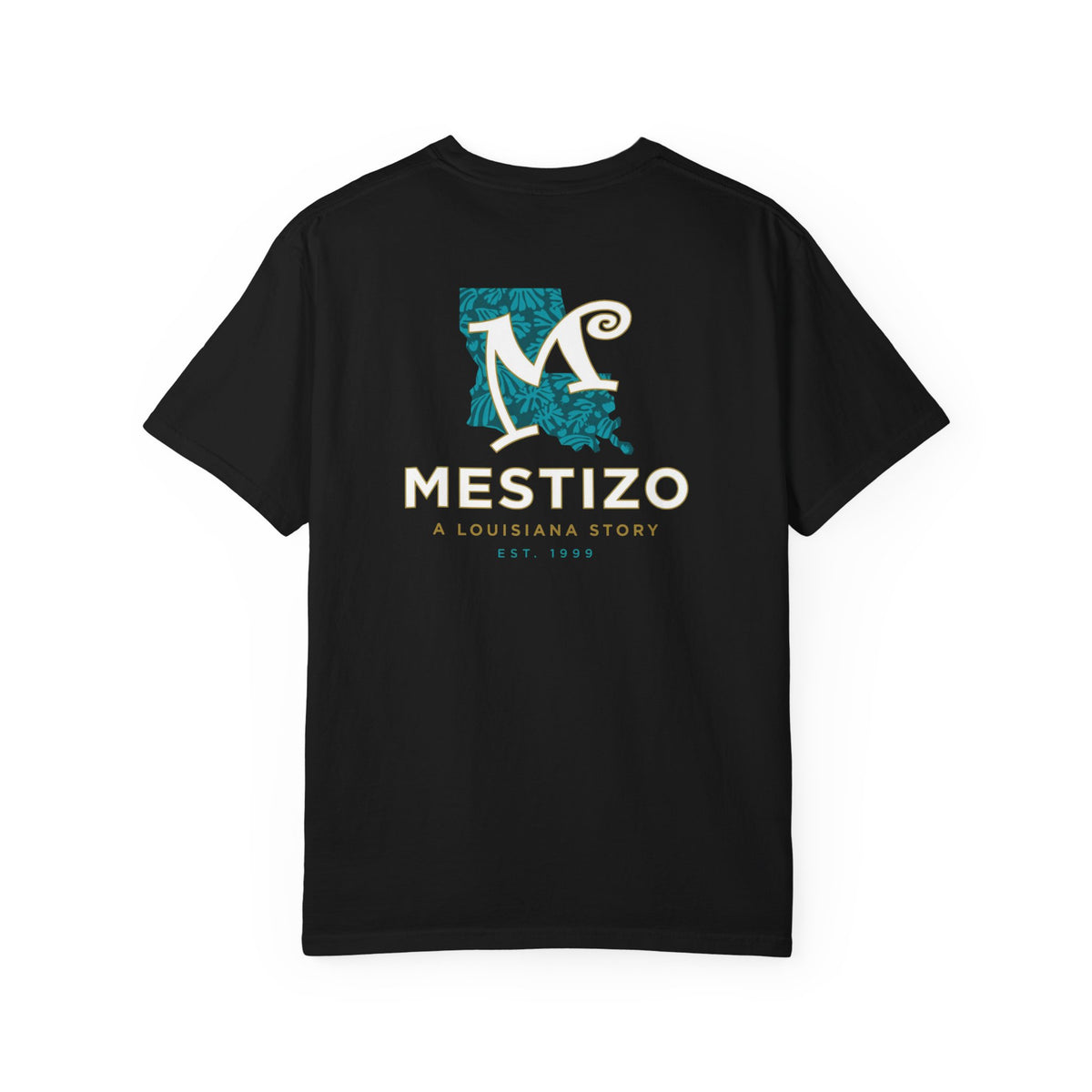 Mestizo Louisiana-Mexican Cuisine Logo Shirt