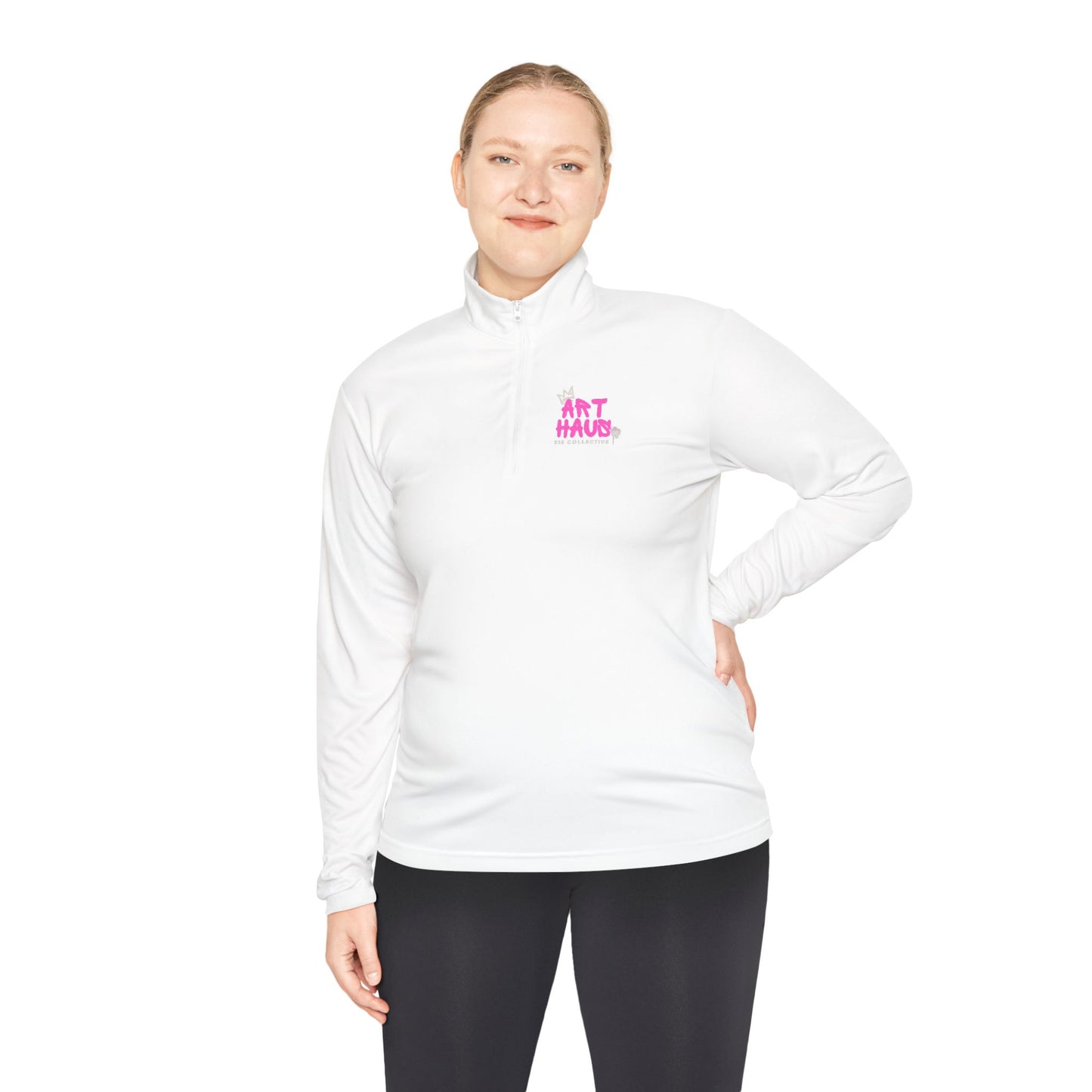 Quarter-Zip Pullover — Art Haus Collective 225 Chest Logo