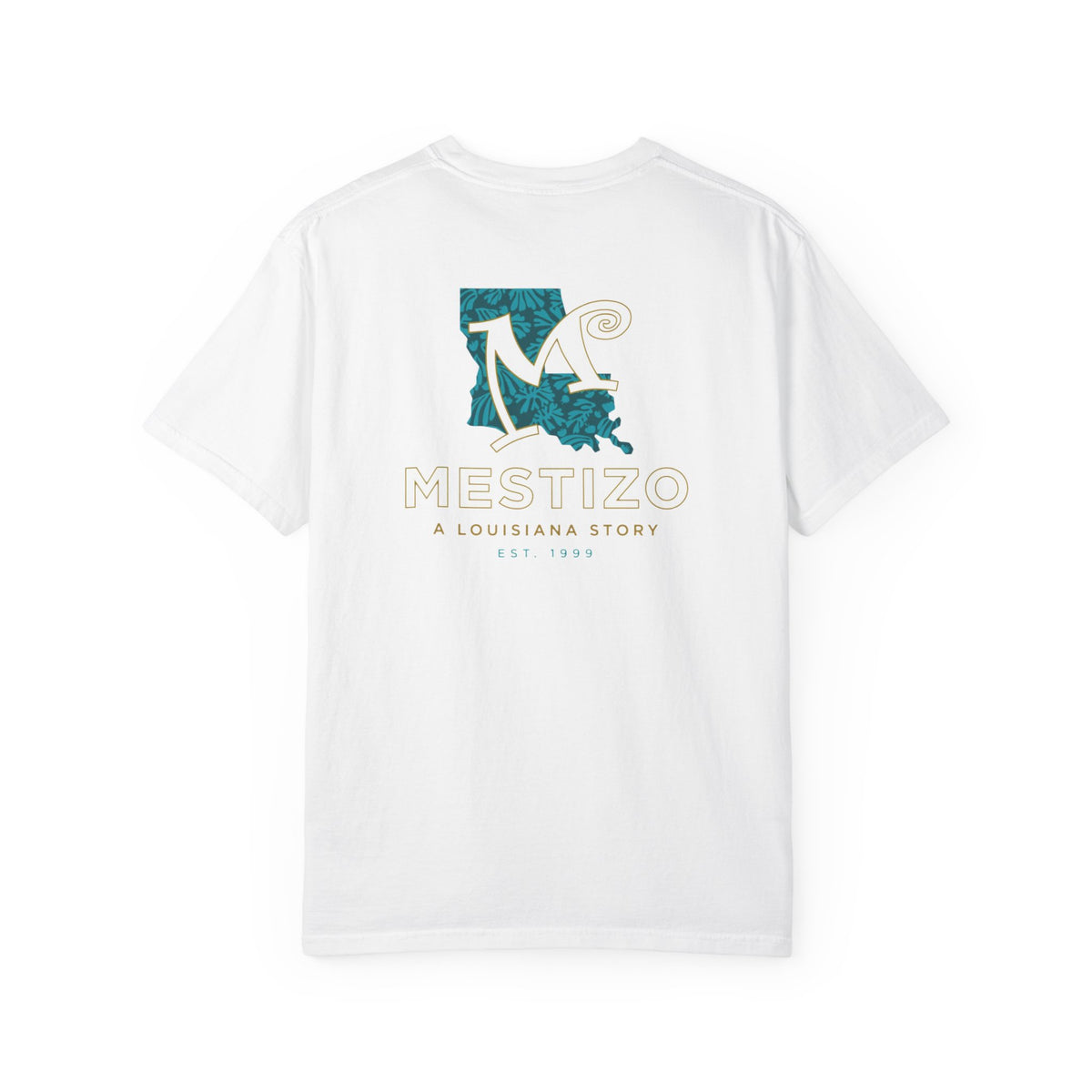 Mestizo Louisiana-Mexican Cuisine Logo Shirt
