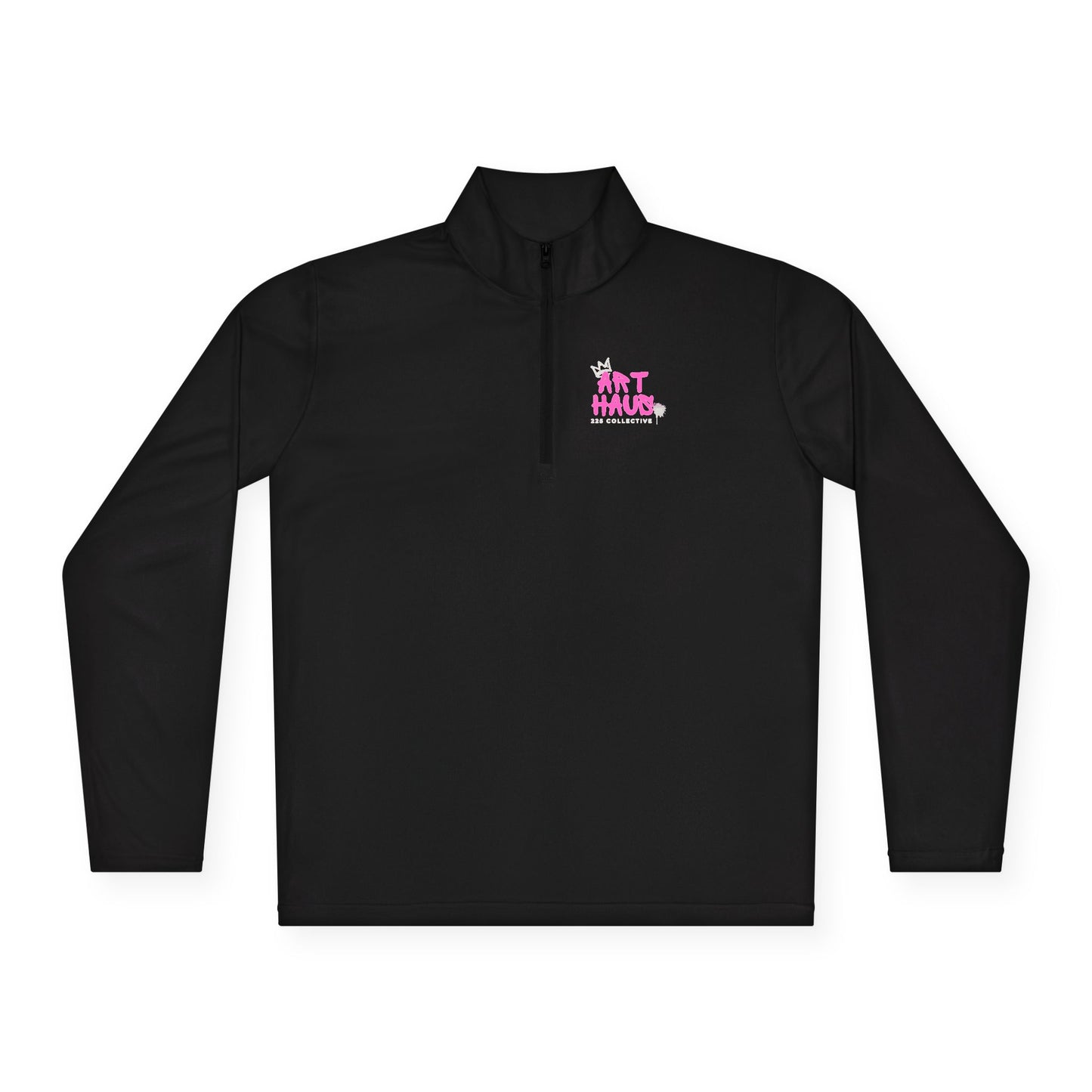 Quarter-Zip Pullover — Art Haus Collective 225 Chest Logo