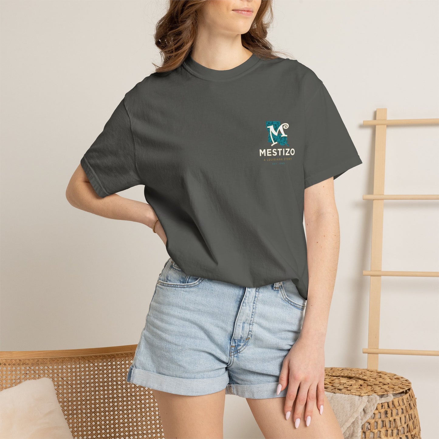 Mestizo Louisiana-Mexican Cuisine Logo Shirt