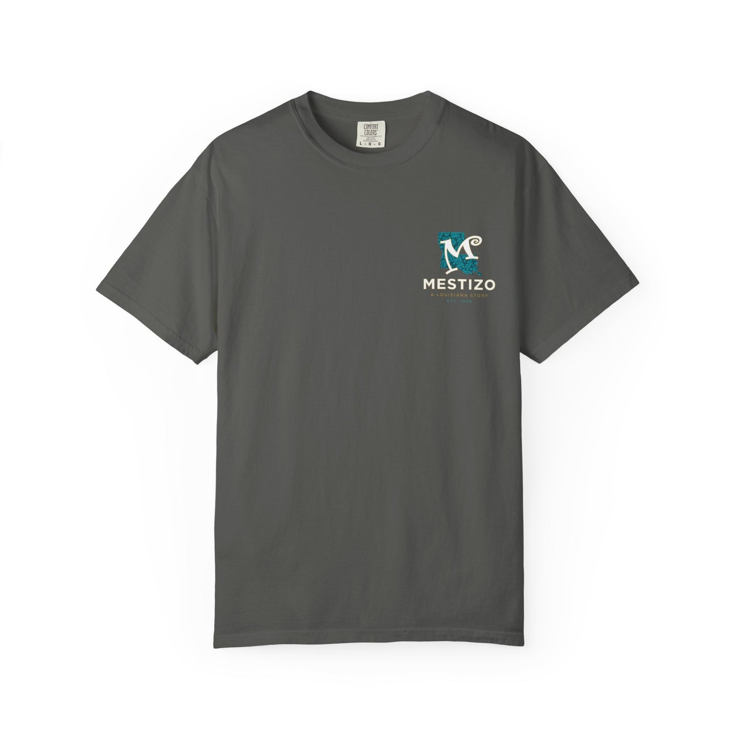 Mestizo Louisiana-Mexican Cuisine Logo Shirt