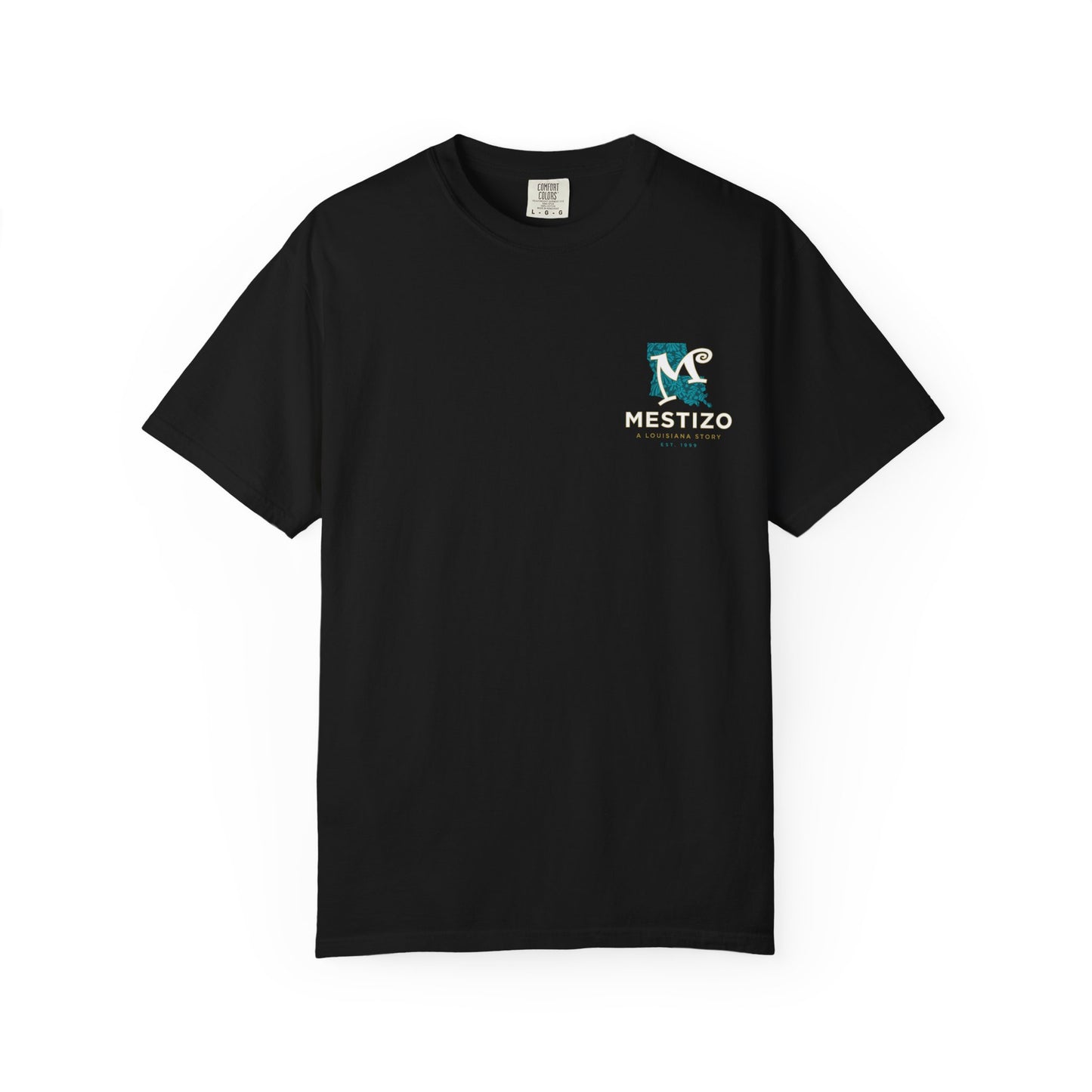 Mestizo Louisiana-Mexican Cuisine Logo Shirt