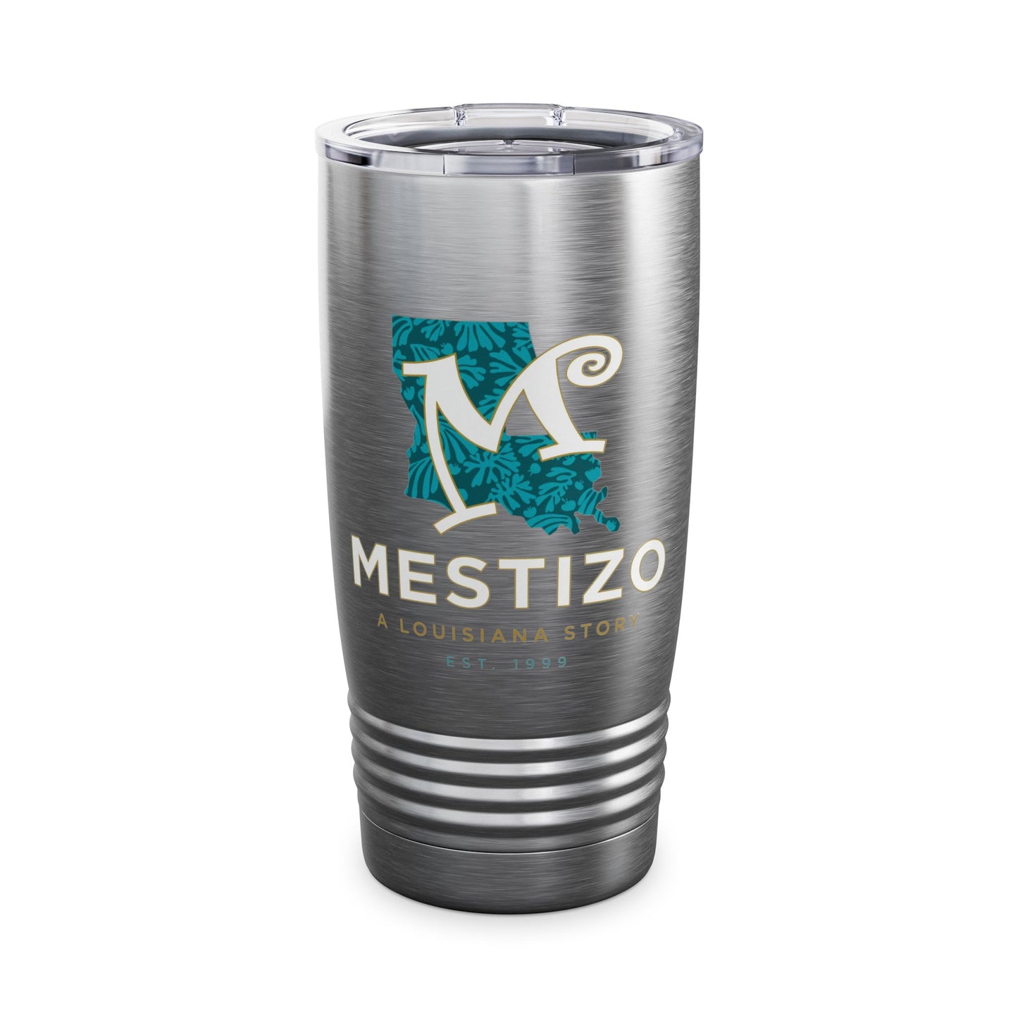 Mestizo 20oz Ringneck Tumbler — Insulated Travel Cup (A Louisiana Story)