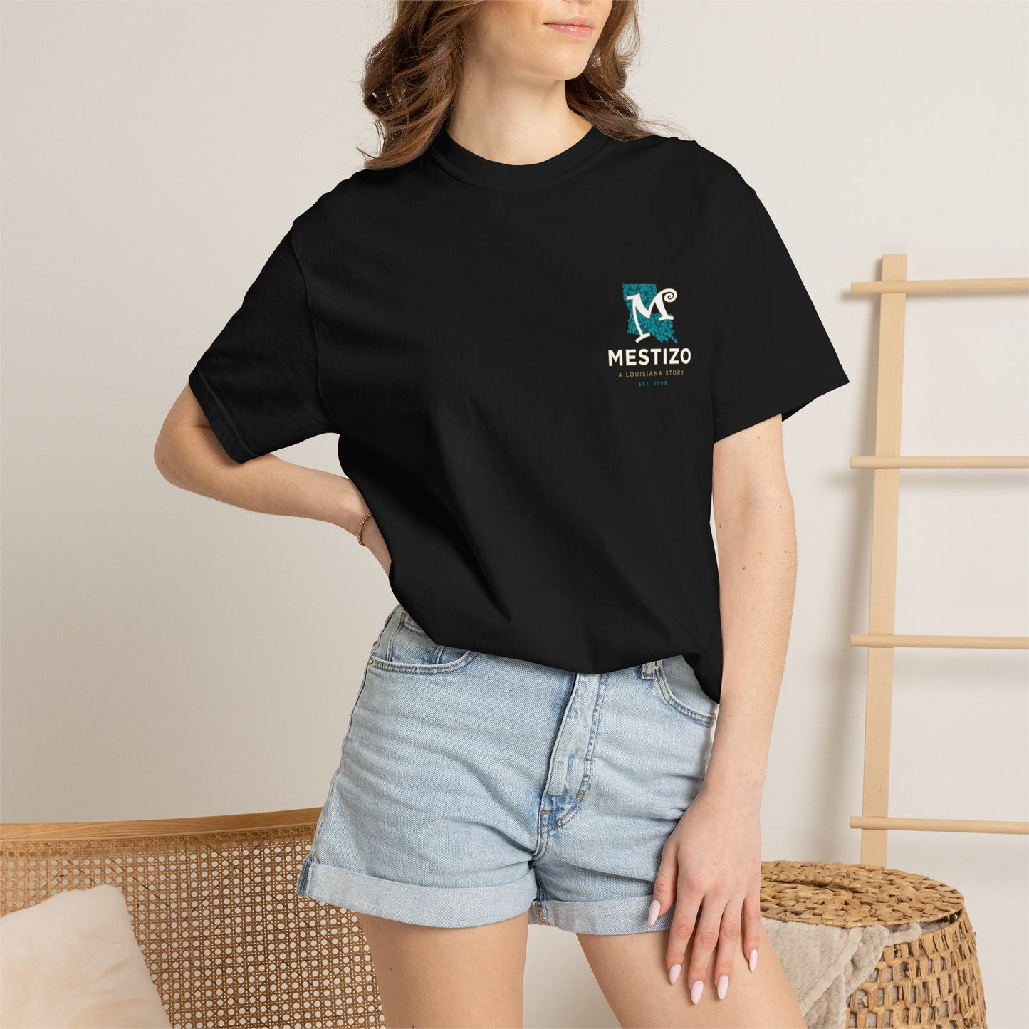 Mestizo Louisiana-Mexican Cuisine Logo Shirt