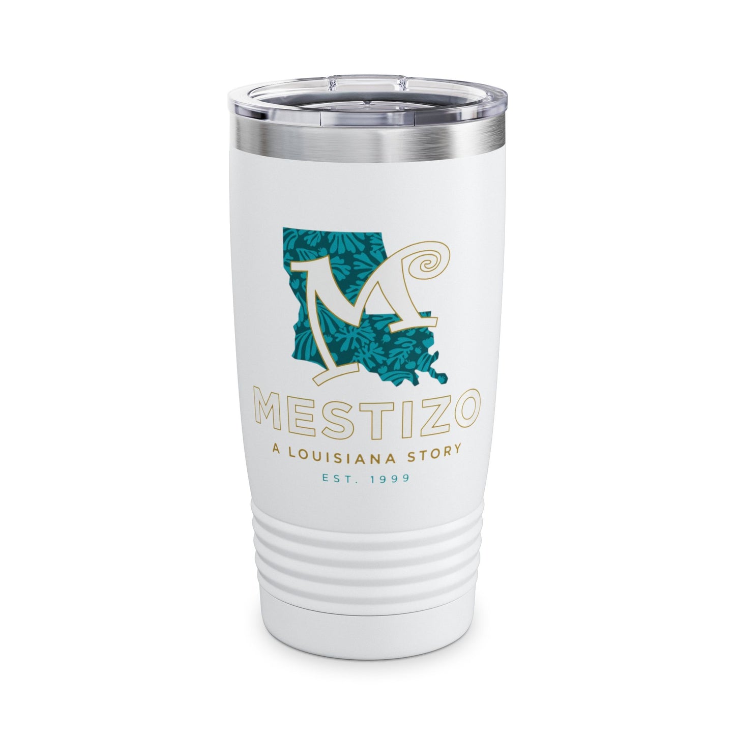 Mestizo 20oz Ringneck Tumbler — Insulated Travel Cup (A Louisiana Story)