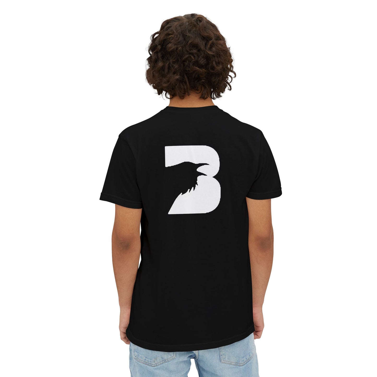 Pocket T‑Shirt — Minimal Bird Logo Chest Tee