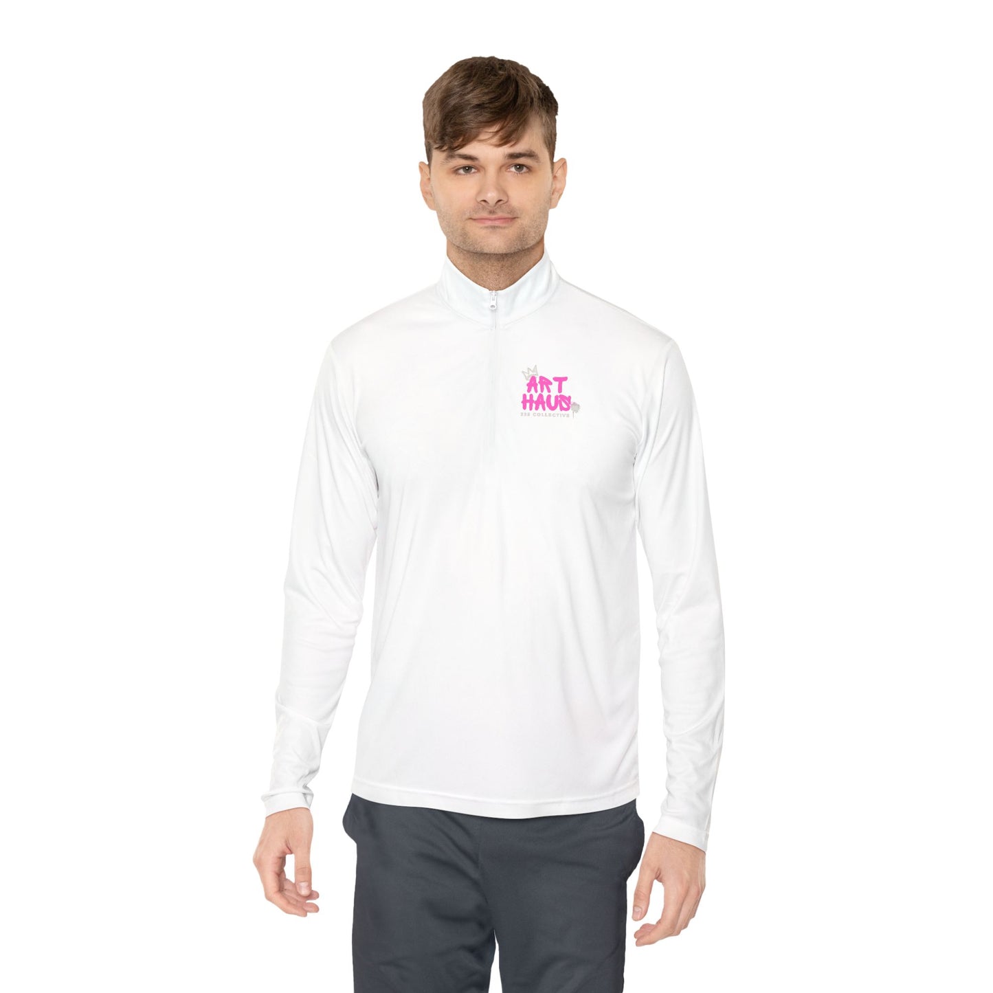Quarter-Zip Pullover — Art Haus Collective 225 Chest Logo